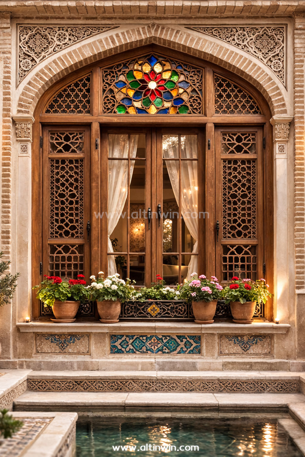 طراحی پنجره در معماری سنتی ایرانی